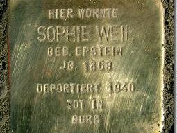 Stolperstein Sophie Weil