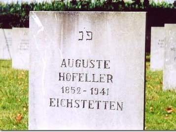 Grabstein Auguste Hofeler